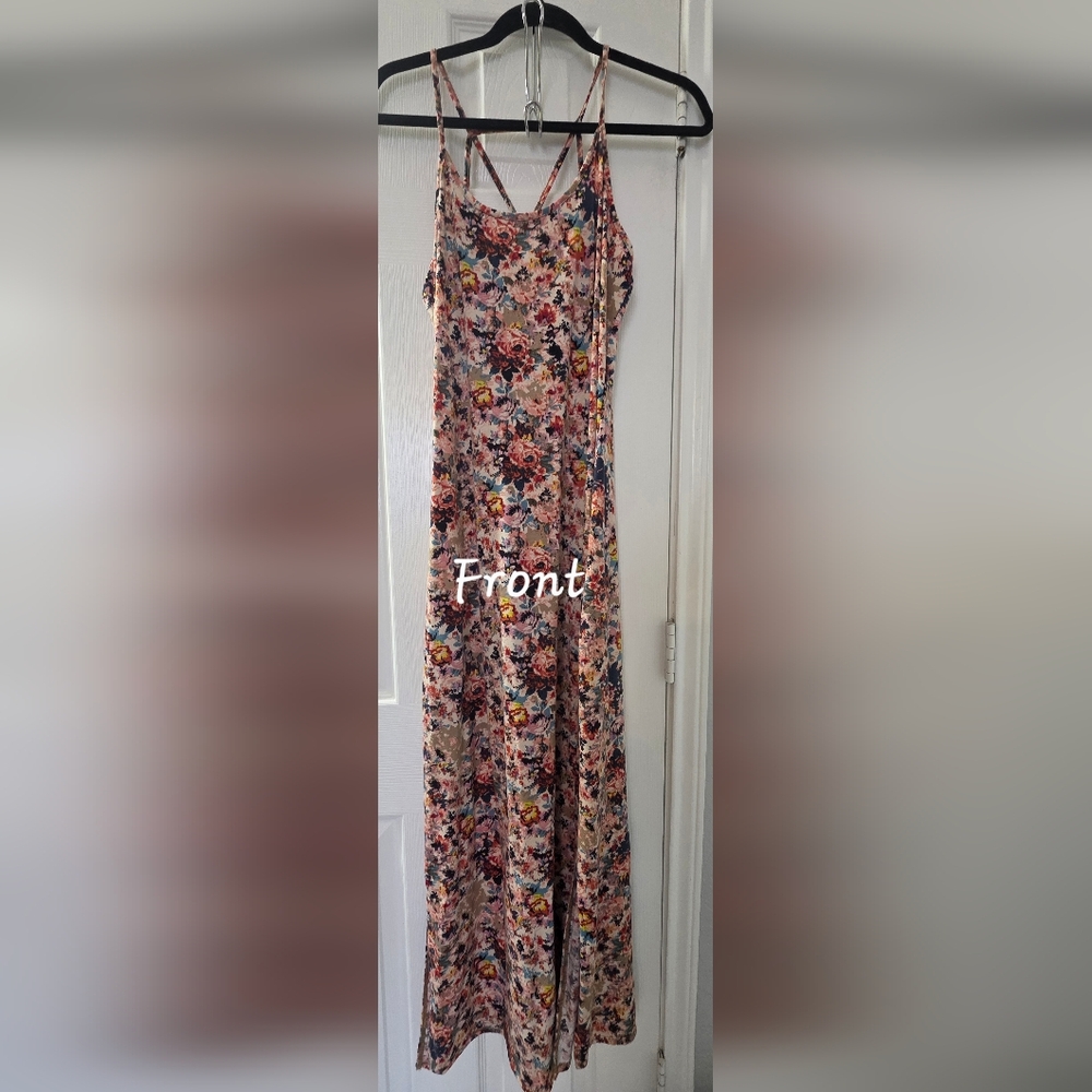 Xhilaration Multicolor Floral Maxi Dress